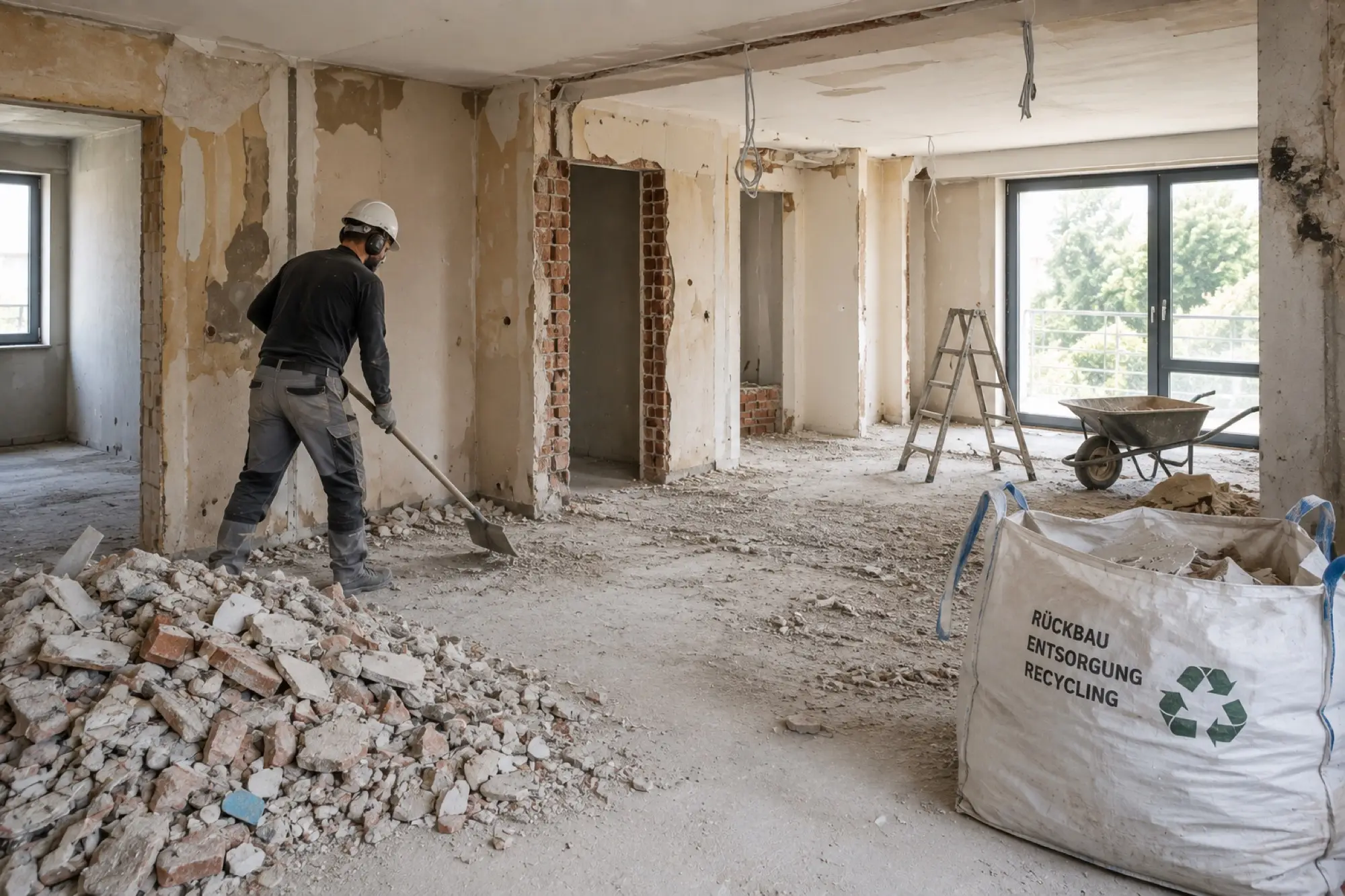 Rückbau und Entsorgung – KI-generiert, kein reales Kundenprojekt